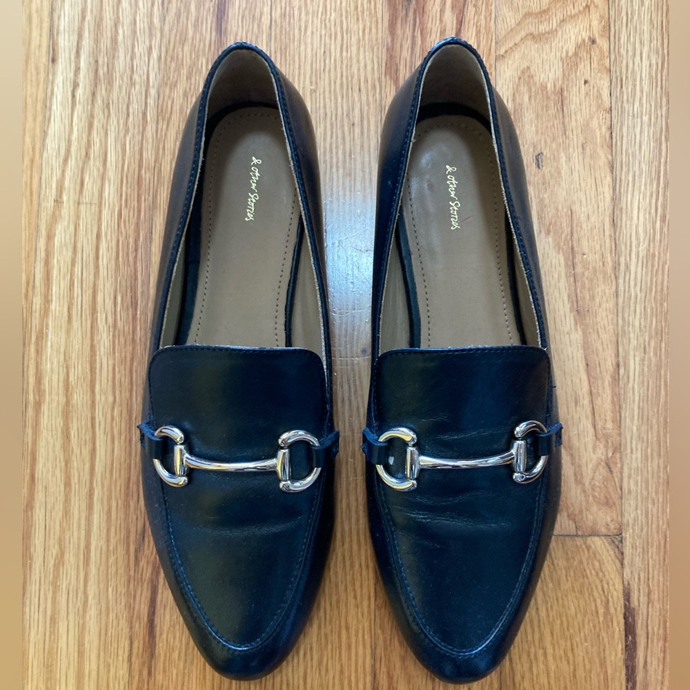 & Other Stories classic black Loafers EUC